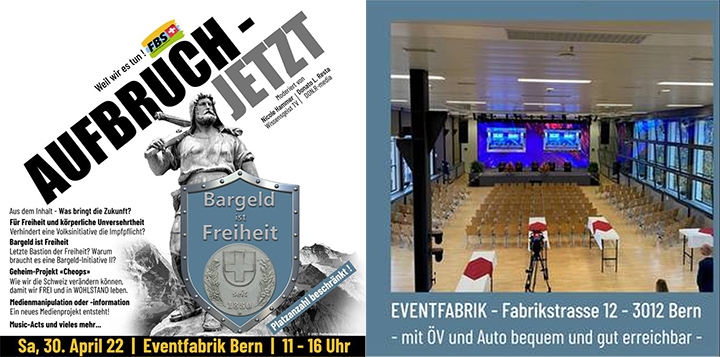 Aufbruch-Jetzt | Das FBS-Event des Jahres | Eventfabrik Bern Sa, 30. April 2022